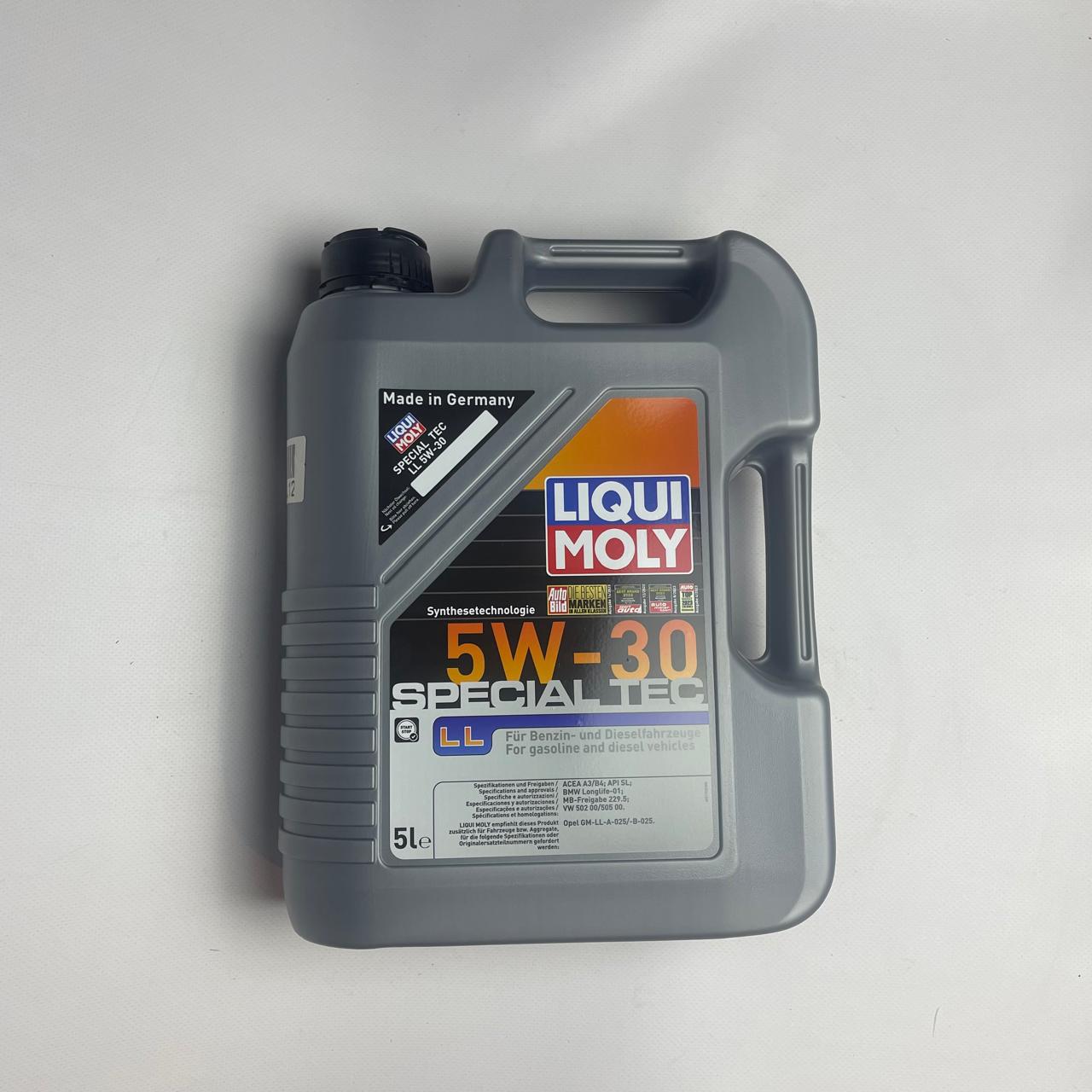 Масло моторное LIQUI MOLY Leichtlauf Special LL 5W-30 синтетическое 5 л 2448/1193/8055